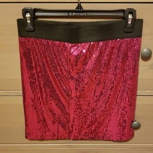Mini Sequin Skirt